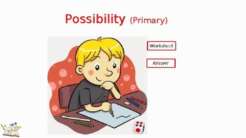 Preview of possibility primary Worksheets with Answers (ppt)