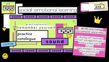 Preview of practice playlist | social-emotional learning slides