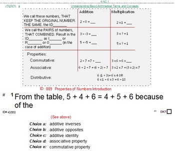 Preview of HS [Remedial] Pre-Algebra A Sampler: (textbook-less course)-32 pgs