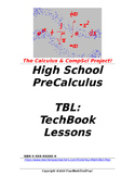 preCalculus or Algebra 2 TBL: TechBook Lessons - Intro Cal