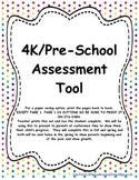 4k/Pre-K Assessment Tool