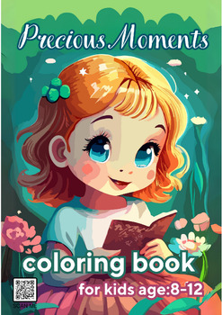 Preview of precious moments coloring page for kids age 8-12