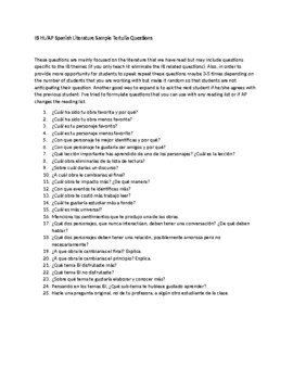 Preview of preguntas para tertulia