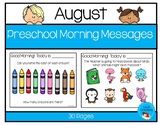 Preschool Morning Messages - August