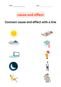 preschool cause and effect worksheets grade 1, 2, 3 by My Lifestyle ...