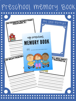 Preview of preschool memory book