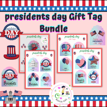 Preview of presidents day Gift Tag Bundle