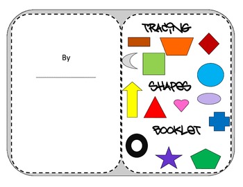 Preview of primary grades tracing shapes booklet - learn about your shapes as you trace