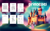 princess coloring book: :for children age 4 to 12 (size 8.