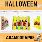 printable Halloween Agamographs art activity