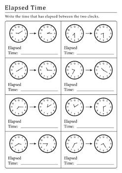 printable elapsed time worksheets - Word Problems for grade 1, 2, 3, 4