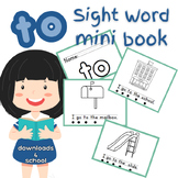 TO- printable sight word book - TO- emergent reader book p
