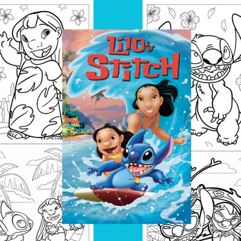 Relax and Unwind with Printable Lilo & Stitch Coloring Pages