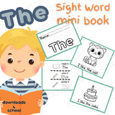 printable sight word book-THE emergent readers