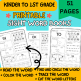 printable sight word books,sight words coloring sheets and