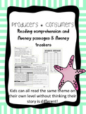 producers and consumers fluency and comprehension leveled 