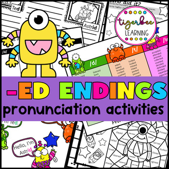 Preview of pronunciation of -ed endings full lesson