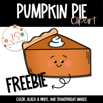 Preview of pumpkin pie thanksgiving clipart