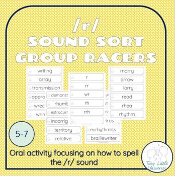 Phoneme Match-Up Activity - rr, r, wr