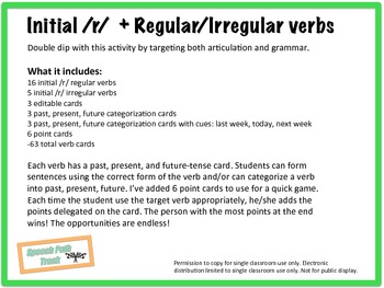 D-08.07 Get Reasons & Instructions for Use of 27 Basic (Regular &  Irregular) Verb-Form Card Pairs (& Beyond)