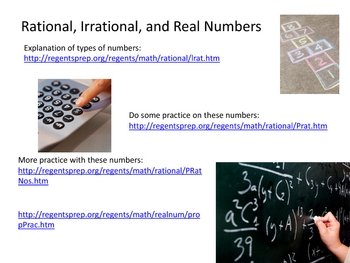 Preview of rational vs irrational numbers