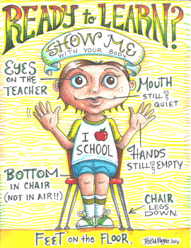 Ready To Learn Poster By The Lost Sock Art Teacher Tpt