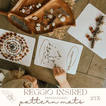 Preview of reggio PROVOCATION PATTERN mats