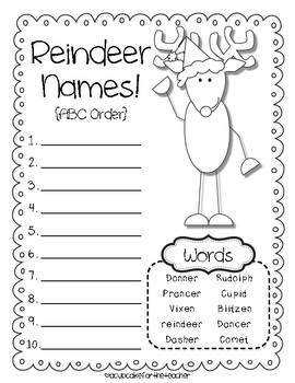 Reindeer Games {Craftivity & Printables} by A Cupcake for the Teacher