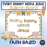 Religious Easter bulletin board