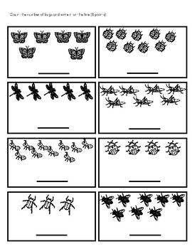 represent, write, and count numbers 0-10 assessment! by Kinder with Sammy