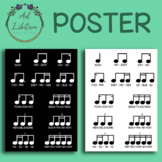 Rhythm composers poster - 2 versions - Black and White & W