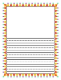 sample primary lined paper