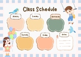 school schedule templates