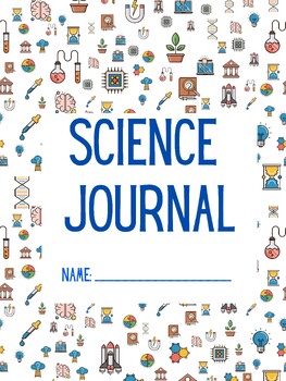 science journal cover pages by Happy Dog Creations | TPT