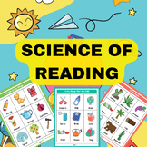 science of reading and Writing CVC Word Phonics Worksheets