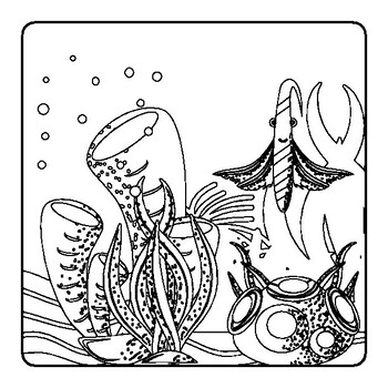 seaweed coloring pages