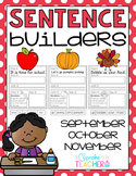Sentence Building {September, October, November}