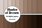 shades of Brown digital papers