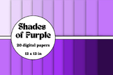 shades of purple digital papers