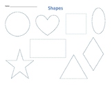 shapes and colours worksheet and delivery sequence 2-6 yrs
