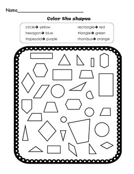 sorting shapes by Clever Curriculum | Teachers Pay Teachers