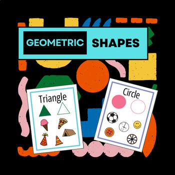 Preview of Make Kids Understand Geometric Shapes- Shapes Matching Symbols-Learning Activity