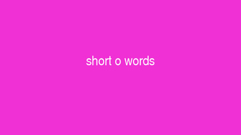 short o words powerpoint by Kate's Korner | TPT