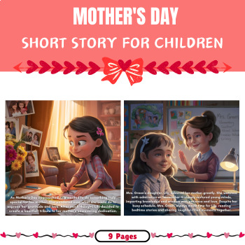 Preview of mothers day short story for children.