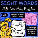 Self Correcting Puzzles | First 192 Sight Words