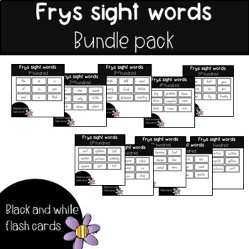Preview of sight words high frequency words