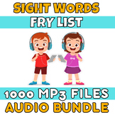 sight words high frequency words bundle phonics audio