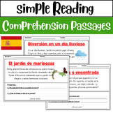 simple Reading Comprehension Passages - in spanish