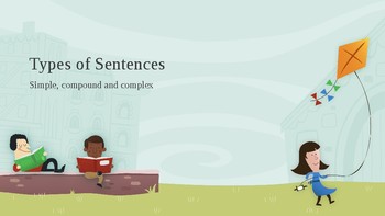 Preview of simple, compound and complex sentences