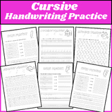 simple cursive handwriting , Handwriting Practice Sentence